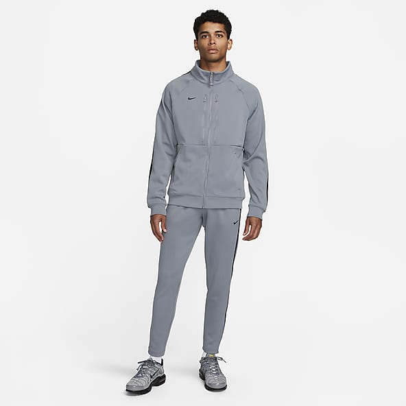 Mens grey tracksuit nike outlet